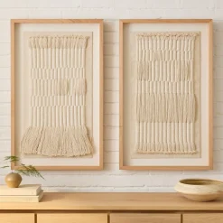 West Elm Thick Woven Wall Art