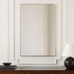 West Elm Thin Metal Rectangle Wall Mirror