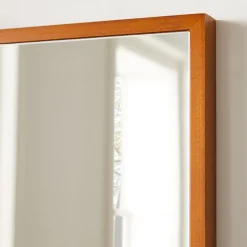 West Elm Thin Wood Rectangle Wall Mirror