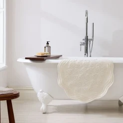 West Elm Thistle Jacquard Small Bath Mat