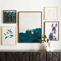 West Elm Through the Trees Framed Wall Art by Minted for