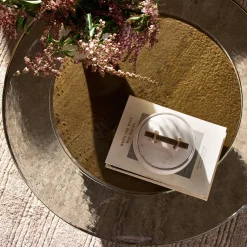 West Elm Tidelane Cast Glass Coffee Table (30")
