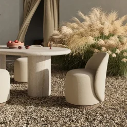West Elm Timaru Outdoor Upholstered Dining Chair