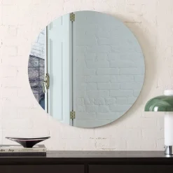 West Elm Tinted Frameless Wall Mirror