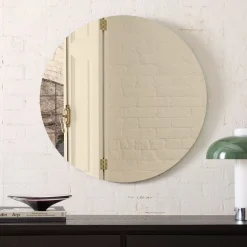 West Elm Tinted Frameless Wall Mirror