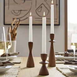 West Elm Tira Wood Taper Holders