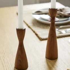 West Elm Tira Wood Taper Holders