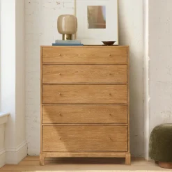 West Elm Tobin Cerused 5-Drawer Dresser (36")