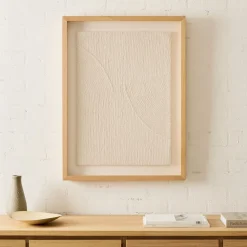 West Elm Tonal Thread Wall Art
