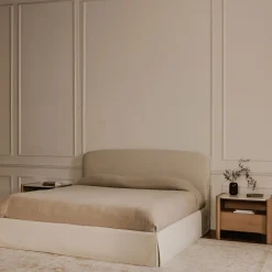 West Elm Torin Slipcover Upholstered Storage Bed