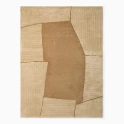 West Elm Torn Shape Wool Rug
