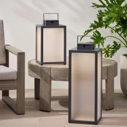 West Elm Traditional Aluminum Lantern