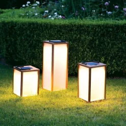 West Elm Traditional Teak Lantern