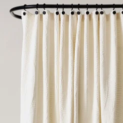 West Elm Trailing Fern Matelasse Shower Curtain