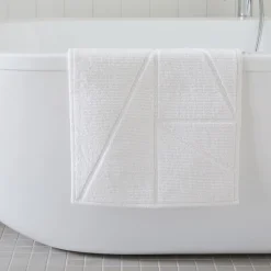 West Elm Triangle Sculpted Bath Mat