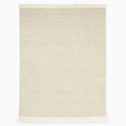 West Elm Tweed Flatweave Cotton Wool Rug