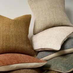 West Elm Two Tone Chunky Linen