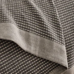 West Elm Two-Tone Cotton Linen Blanket
