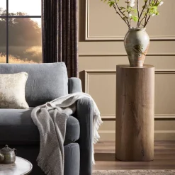 West Elm Tycho Oak Plant Stand