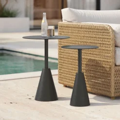 West Elm Tyra Outdoor Nesting Side Tables (12"–15.75")