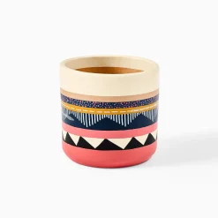 West Elm Ultralight Dreams Baselee Hand-Painted Textured Planter