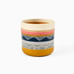 West Elm Ultralight Dreams Saselee Hand-Painted Textured Planter