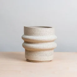 West Elm Utility Objects Bump Stoneware Planter