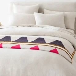 West Elm Vacilando Studios Khit Throw Quilt