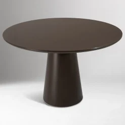 West Elm Valentine Lacquered Glass Round Dining Table (47")