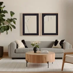 West Elm Veda Round Coffee Table (38")