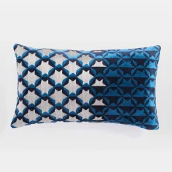 West Elm Velvet Star Lumbar Pillow