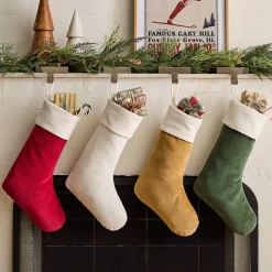 West Elm Velvet Stockings