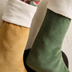 West Elm Velvet Stockings
