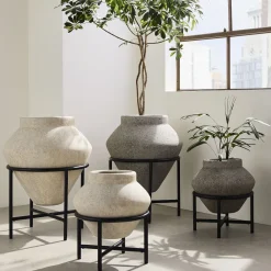 West Elm Venti Geo Planter w/ Stand