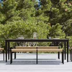 West Elm Ventura Aluminum Outdoor Dining Table (84")