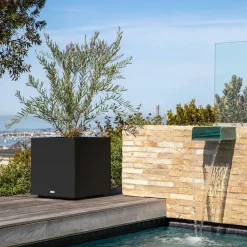 West Elm Veradek Block Series Indoor/Outdoor Plastic Cube Planters