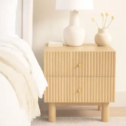West Elm Vessica Fluted Mini Nightstand (18")