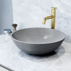 West Elm VIGO Ravenna Round Stone Vessel Sink