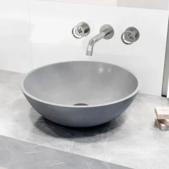 West Elm VIGO Ravenna Round Stone Vessel Sink