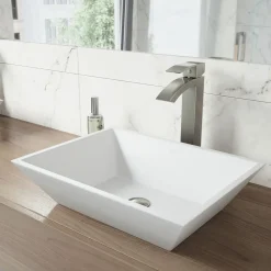 West Elm VIGO Vinca Rectangular Vessel Sink