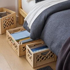 West Elm WAAM Industries Wooden Milk Crate