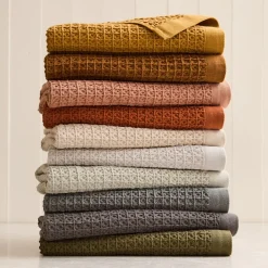 West Elm Waffle Towels