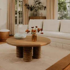 West Elm Walke Round Coffee Table (42")