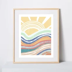 West Elm Walker Noble Studios Framed Print - Let the Sunshine In