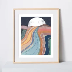 West Elm Walker Noble Studios Framed Print - Moonlight