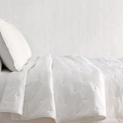 West Elm Washed Cotton Percale Quilt & Shams