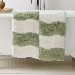 West Elm Wavy Blocks Bath Mat