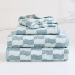 West Elm Wavy Blocks Towels