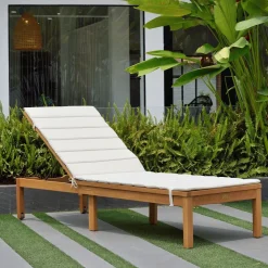 West Elm Westley Outdoor Chaise Lounge