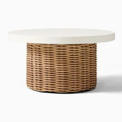 West Elm Westport Pedestal Coffee Table 33" Protective Cover